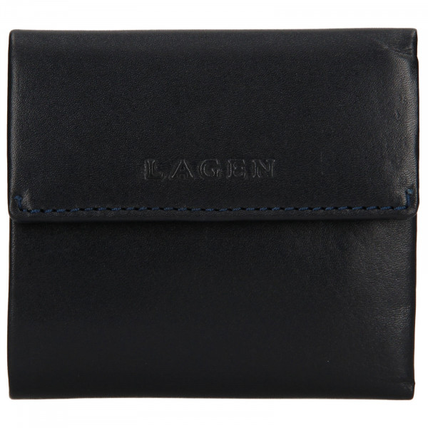 Dámská kožená peněženka Lagen Aneta - modrá