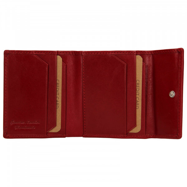 Dámská kožená peněženka Lagen Aneta - červená
