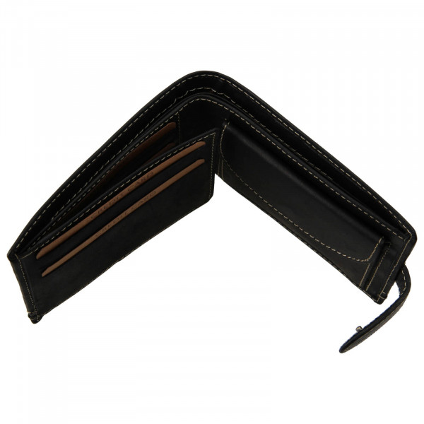 Pánská kožená peněženka Lagen Marien - černá
