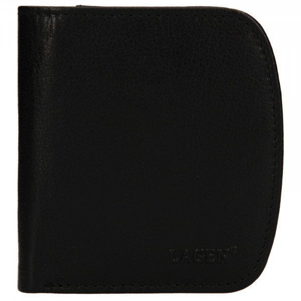 Pánská kožená peněženka Lagen Denis - černá