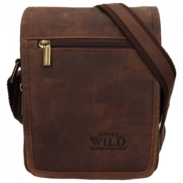Pánská taška přes rameno Always Wild Vilden - hnědá