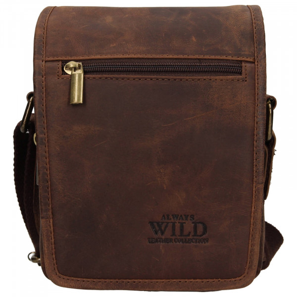Pánská taška přes rameno Always Wild Vilden - hnědá