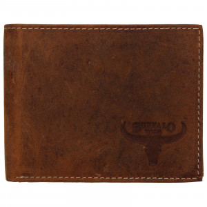 Pánská kožená peněženka Wild Buffalo Radim - světle hnědá