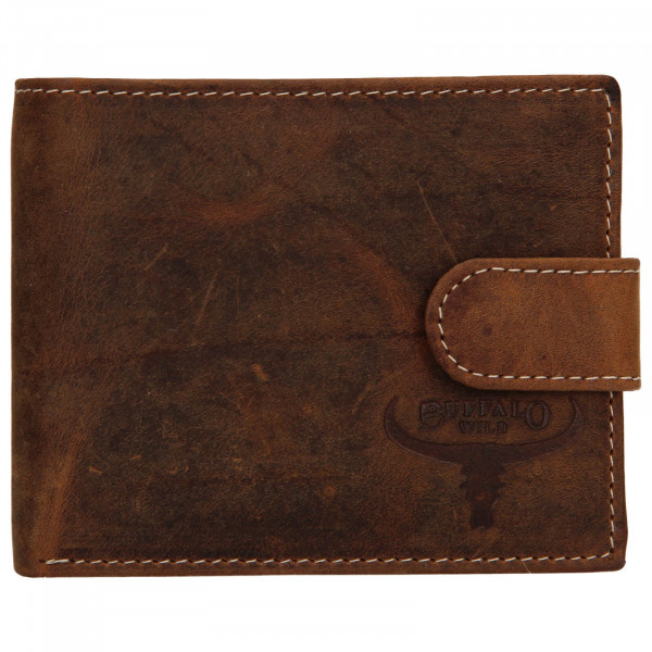 Pánska kožená peňaženka Wild Buffalo Kevin - hnedá