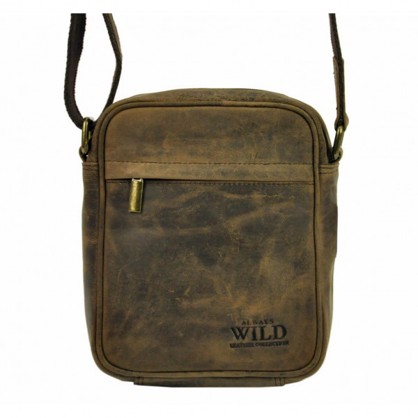 Pánská taška přes rameno Always Wild Filip - hnědá