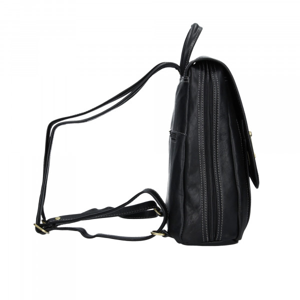 Elegantní dámský kožený batoh Katana Nora- černá