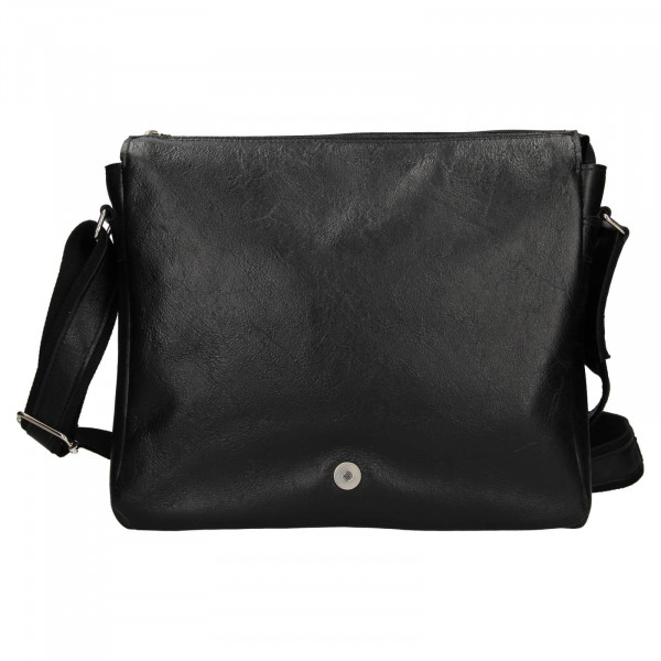 Pánská kožená taška Daag Peters - černá
