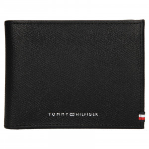 Pánská kožená peněženka Tommy Hilfiger Geonet - černá