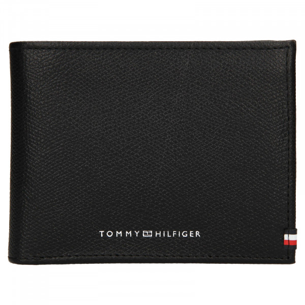 Pánská kožená peněženka Tommy Hilfiger Geonet - černá