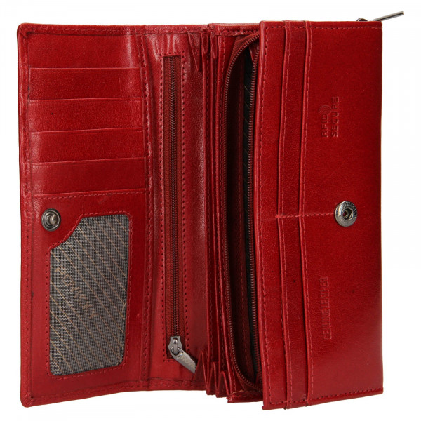 Dámská kožená peněženka Rovicky Federica - červená