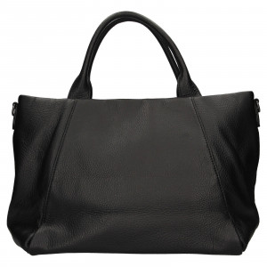 Elegantní dámská kožená kabelka Katana Stella - černá