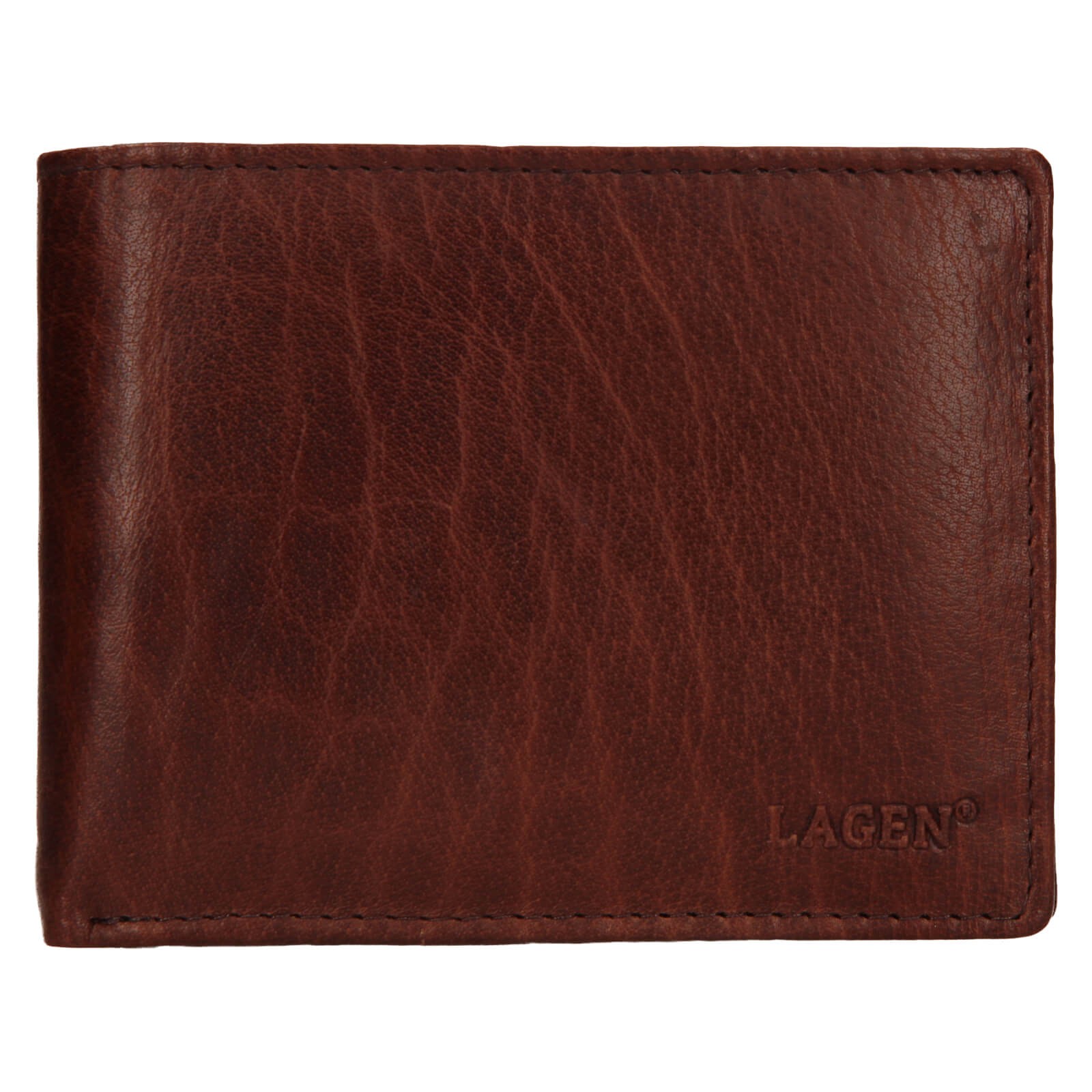 Pánská kožená peněženka Lagen Kryštof - hnědá