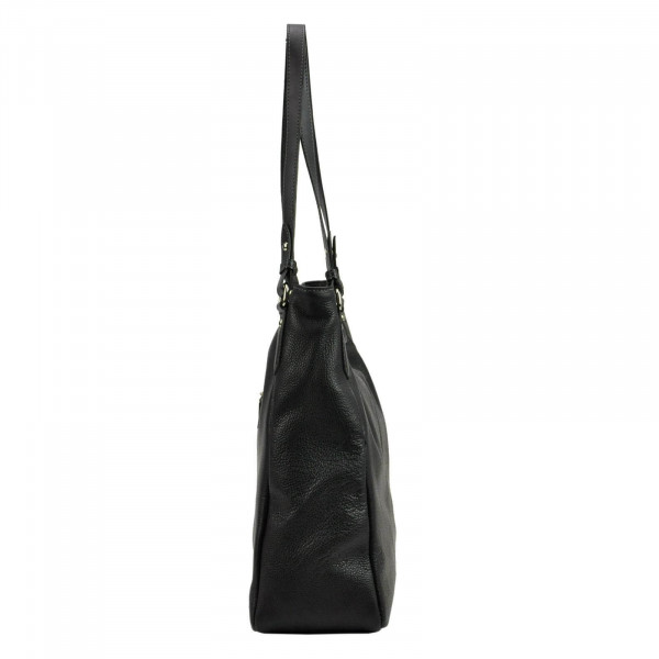 Dámská kožená kabelka Pierre Cardin Alice - černá