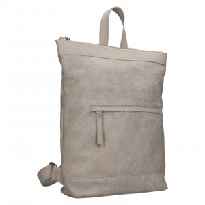Kožený batoh Facebag Luciens - šedá