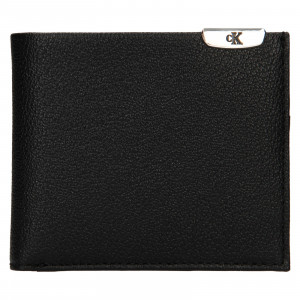 Pánská kožená peněženka Calvin Klein Dorn - černá