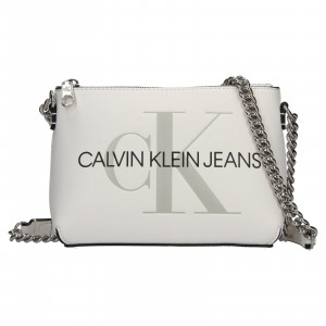 Dámská crossbody kabelka Calvin Klein Jeans Norra - bílá