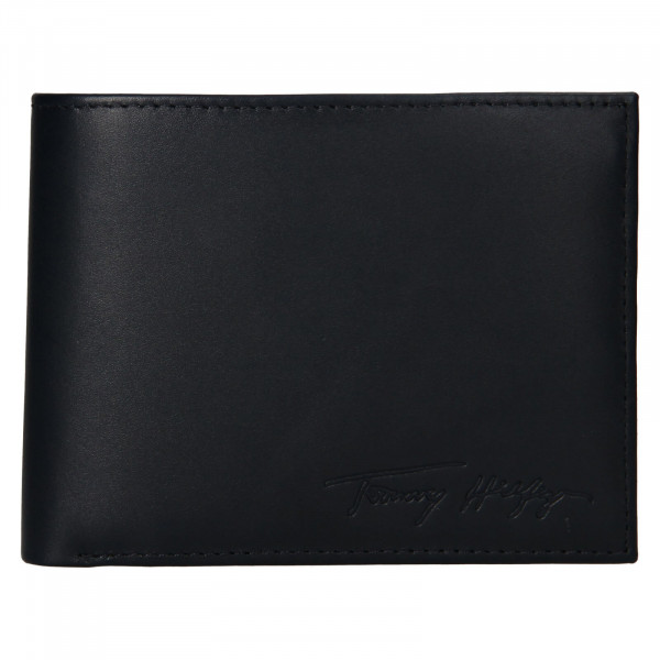 Pánská kožená peněženka Tommy Hilfiger Otto - černá