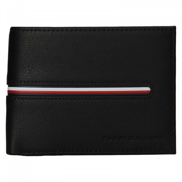 Pánská kožená peněženka Tommy Hilfiger Heinz - černá