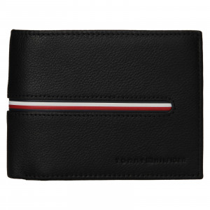 Pánská kožená peněženka Tommy Hilfiger Bruno - černá