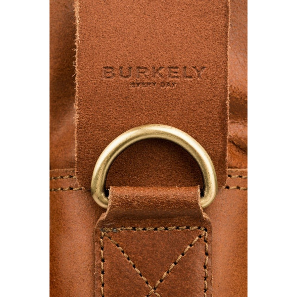 Pánská kožená taška na notebook Burkely Max - koňak