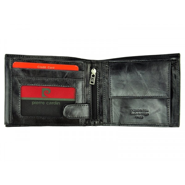 Pánská kožená peněženka Pierre Cardin Frederic - černá