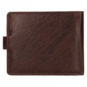 Pánská kožená peněženka Lagen Ivan - tmavě hnědá