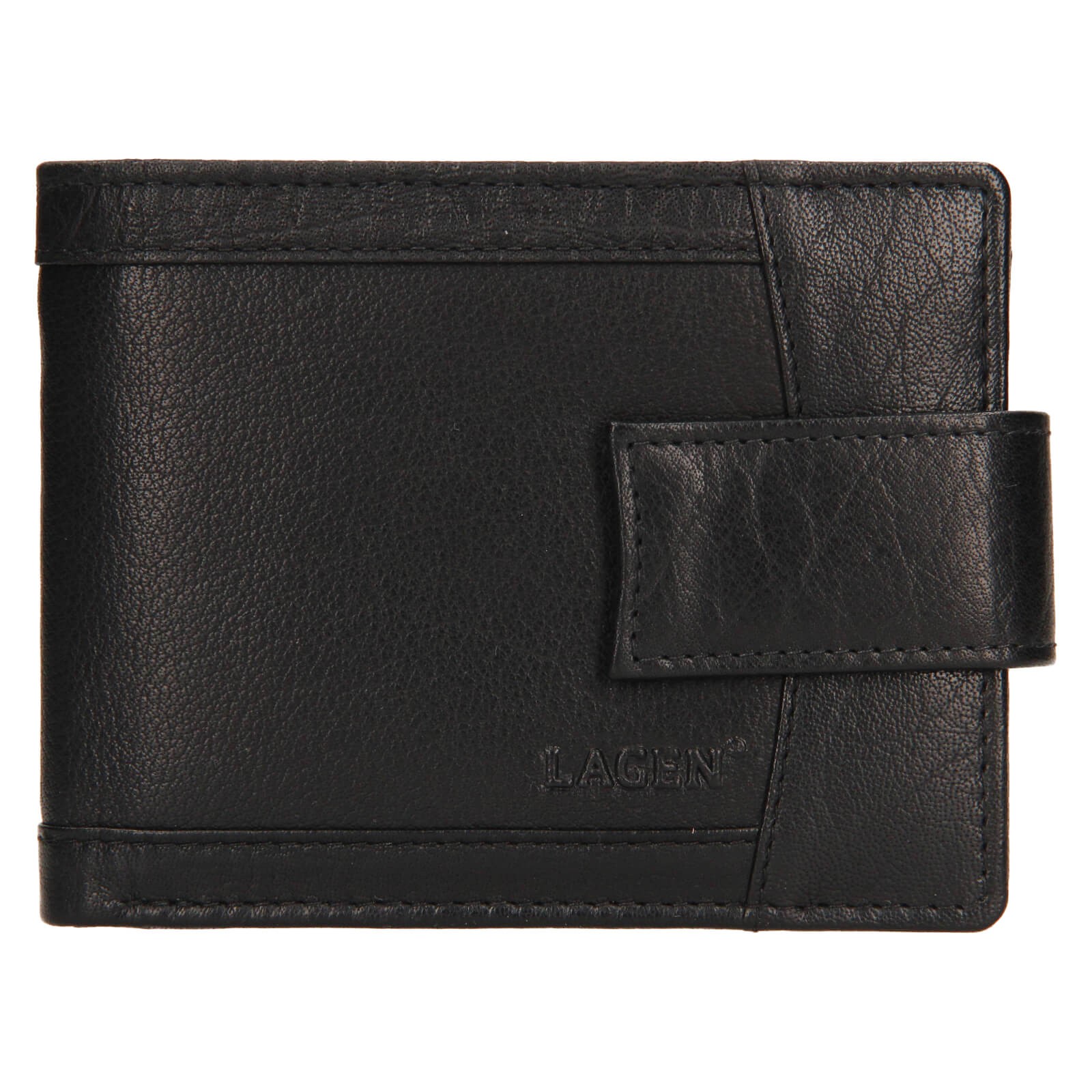 Pánská kožená peněženka Lagen Jacki - černá