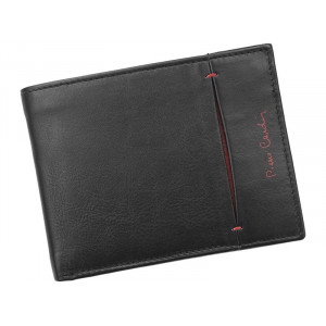 Pánská kožená peněženka Pierre Cardin Elvin - černo-červená