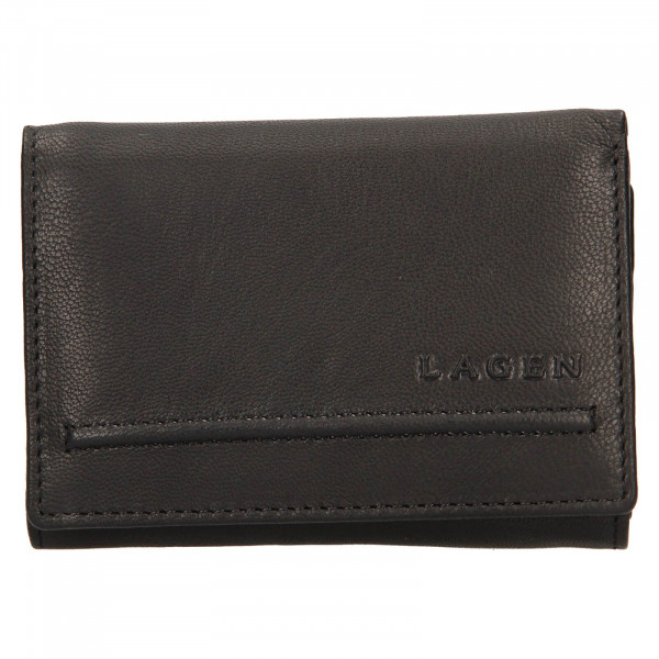 Dámská kožená peněženka Lagen Kateřina - černá