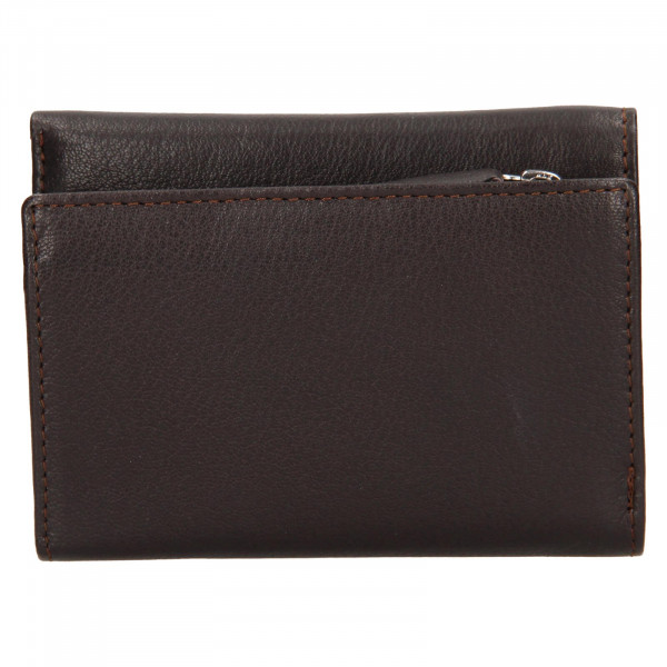 Dámská kožená peněženka Lagen Kateřina - tmavě hnědá
