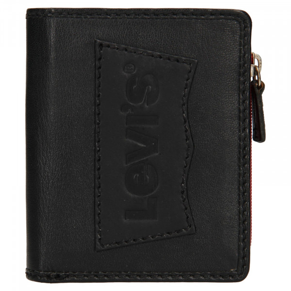 Pánská kožená peněženka Levi's Daniel - černá