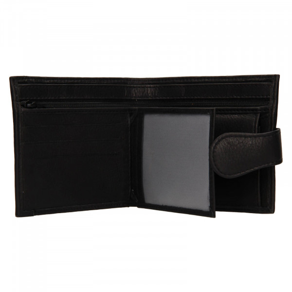 Pánská kožená peněženka Mustang Michael - černá