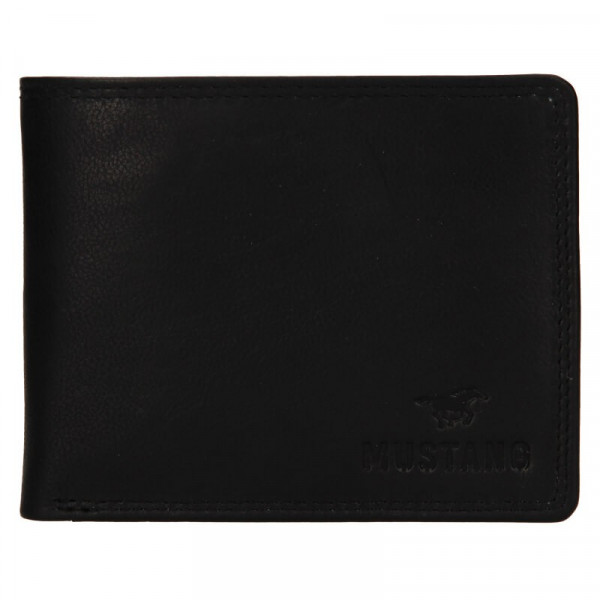 Pánská kožená peněženka Mustang Filip - černá