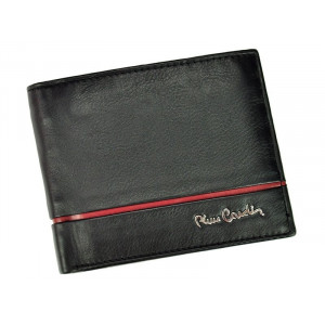 Pánská kožená peněženka Pierre Cardin Michel - černo-červená