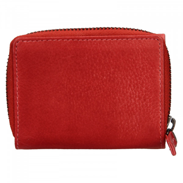 Dámská kožená peněženka Lagen Carmena - červená