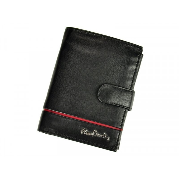 Pánská kožená peněženka Pierre Cardin Philippe - černo-červená