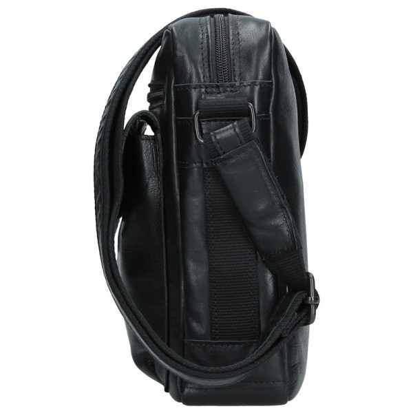 Pánská kožená taška Daag TAKE AWAY 5 - černá