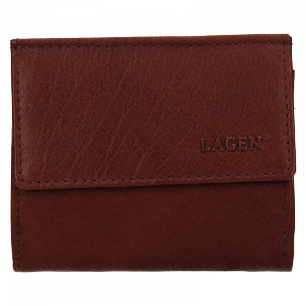 Pánská kožená peněženka Lagen Koudy - hnědá