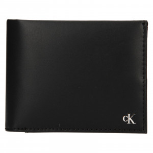 Pánská kožená peněženka Calvin Klein Leeb - černá