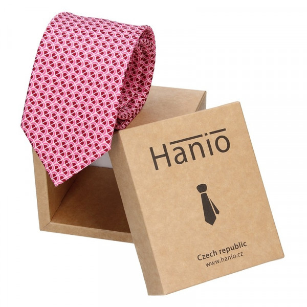 Pánská kravata Hanio Boby - růžová