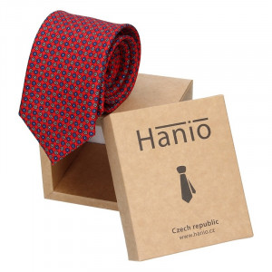 Pánská kravata Hanio Luis - červená