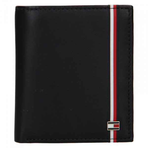 Pánská kožená peněženka Tommy Hilfiger Rejno- černá