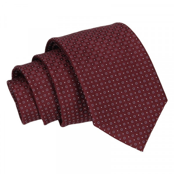 Pánská kravata Hanio Apolon - vínová