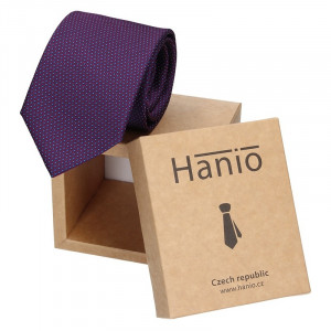 Pánská kravata Hanio Ernest - fialová