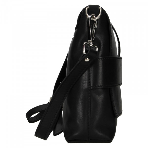 Dámská kožená kabelka Facebag Fabia - černá