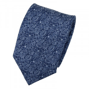 Pánská hedvábná kravata Hanio Tibor - modrá