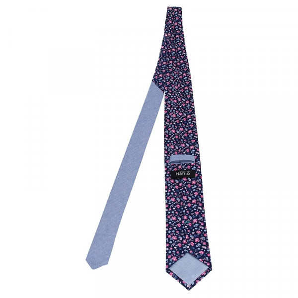 Pánská hedvábná kravata Hanio Titus - modrá