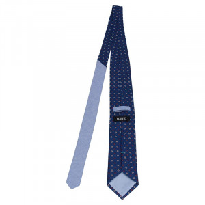 Pánská hedvábná kravata Hanio Klop - modrá