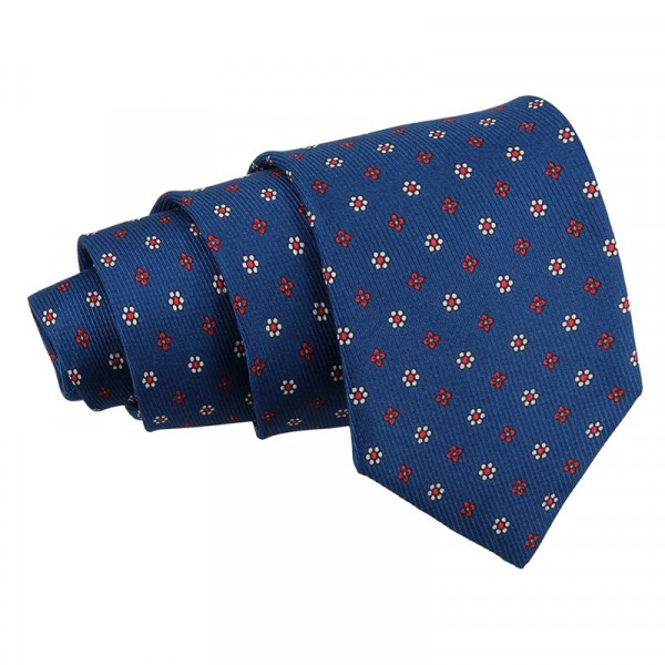 Pánská hedvábná kravata Hanio Klop - modrá