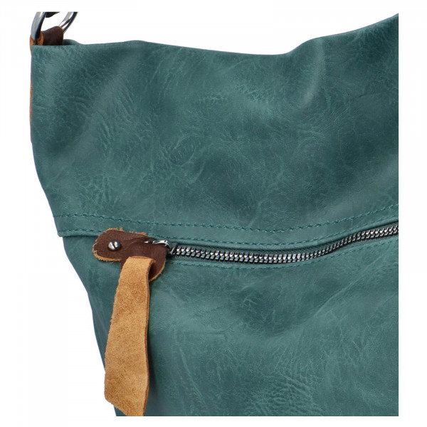 Dámská kabelka přes rameno Paolo Bags Jiřina - zelená